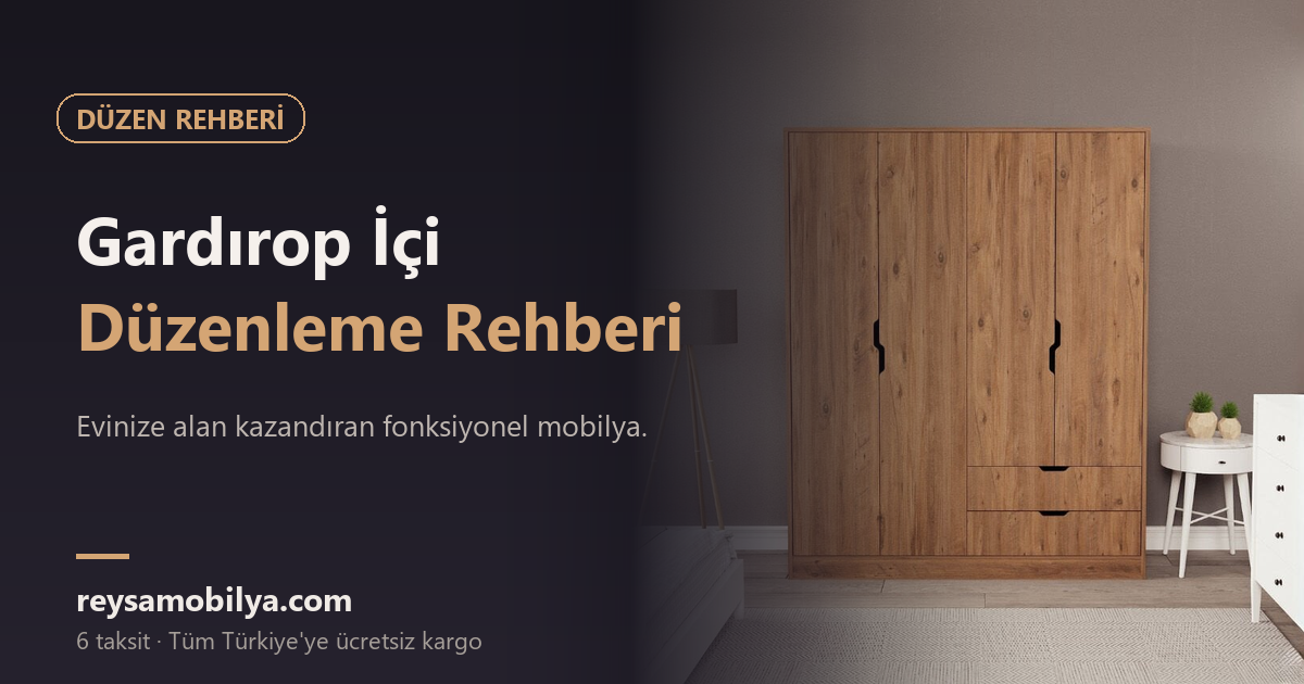 Gardırop içi düzenleme - Reysa Mobilya