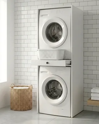 Aqua Çamaşır/Kurutma Makinesi Dolabı, görsel 4
