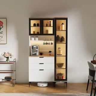 Dibek Çekmeceli + 350 Ledli Dolap, görsel 1