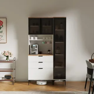 Dibek Çekmeceli + 350 Ledli Dolap görsel 2, görsel 2