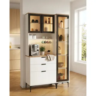 Dibek Çekmeceli + 350 Ledli Dolap görsel 3, görsel 3