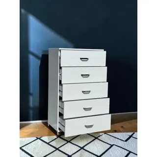 Duru 5 Çekmeceli Şifonyer Beyaz görsel 4, görsel 4