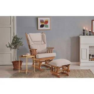 Relax Sallanan Sandalye Krem görsel 2, görsel 2
