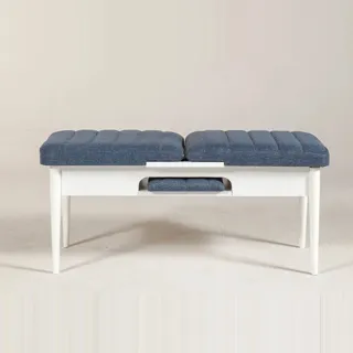 Sembol Bench Beyaz Lacivert görsel 5, görsel 5