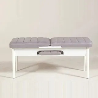 Sembol Bench Beyaz Soho Gri görsel 5, görsel 5