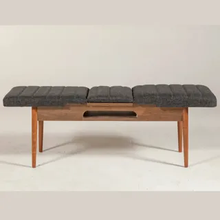 Sembol Bench Ceviz Antrasit, görsel 1