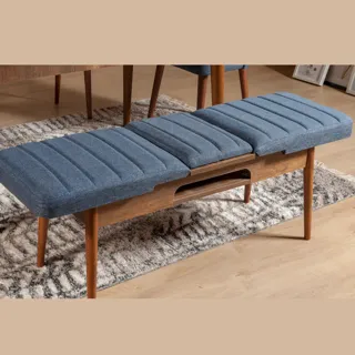 Sembol Bench Ceviz Lacivert görsel 2, görsel 2