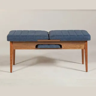 Sembol Bench Ceviz Lacivert görsel 4, görsel 4