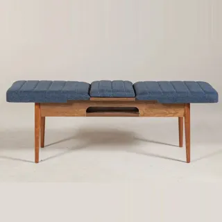 Sembol Bench Ceviz Lacivert görsel 7, görsel 7