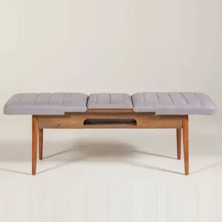 Sembol Bench Ceviz Soho Gri görsel 7, görsel 7