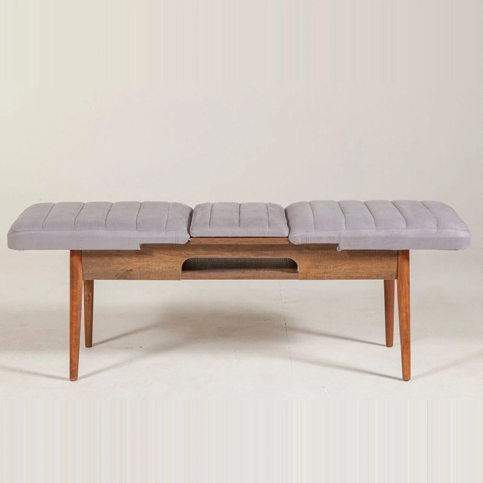 Sembol Bench Ceviz Soho Gri