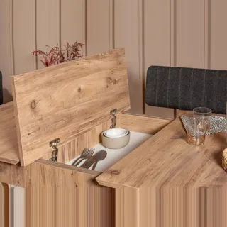Sembol Mini Sandıklı Masa Takımı Atlantik Antrasit - Reysa Mobilya, görsel 7
