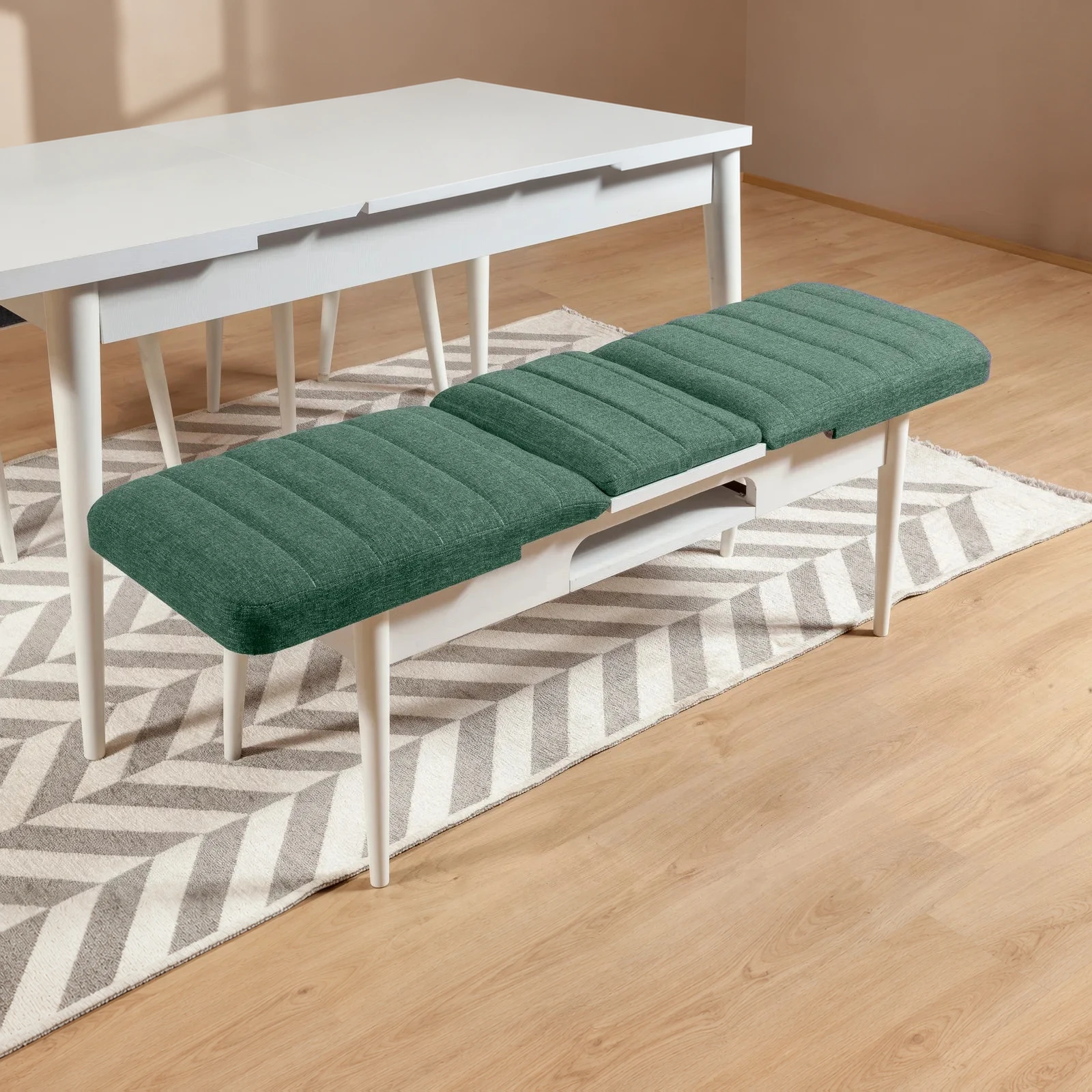Sembol Bench Beyaz Yeşil, görsel 2