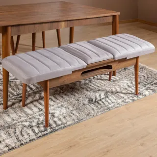 Sembol Bench Ceviz Soho Gri görsel 3, görsel 3