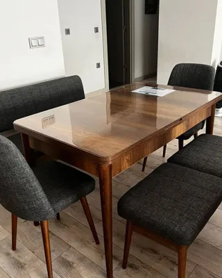 Sembol Açılır Masa Takımı Atlantik Yeşil (1 Masa + 1 Bank + 1 Bench + 2 Sandalye), müşteri fotoğrafı 26