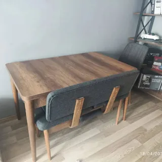 Sembol Açılır Masa Takımı Atlantik Krem (1 Masa + 4 Sandalye), müşteri fotoğrafı 2